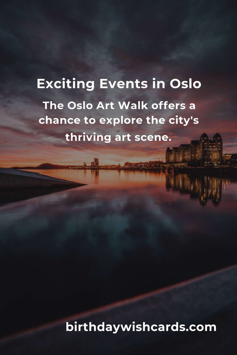 Top Local Events in Oslo This Weekend You Can't Miss