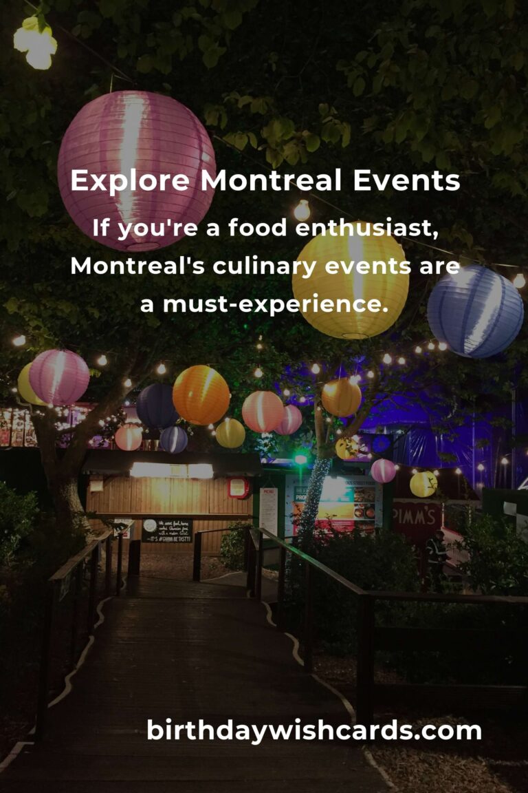 Top Local Events to Explore in Montreal This Weekend