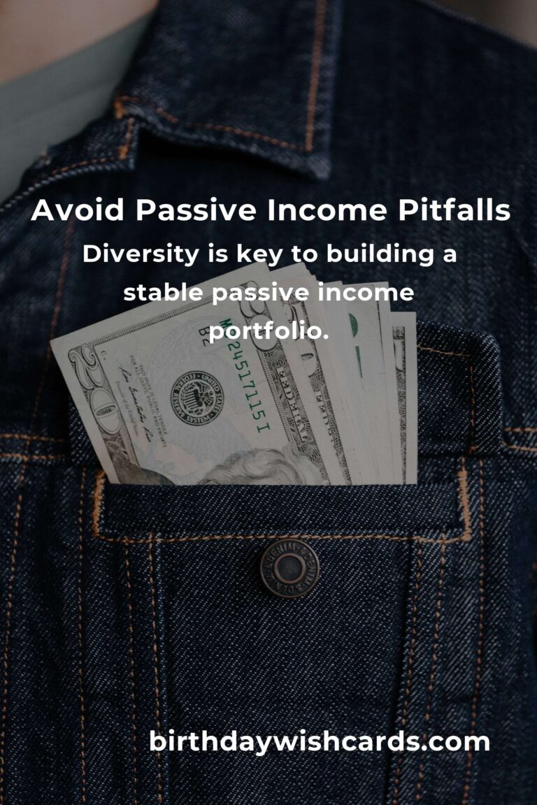 Top Passive Income Mistakes to Avoid in Your 20s for Financial Success