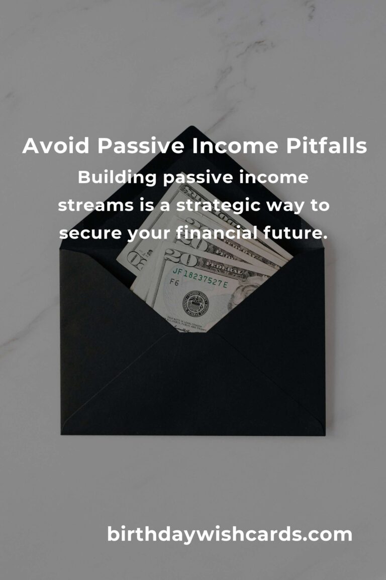Top Passive Income Mistakes to Avoid in Your 20s for Financial Success
