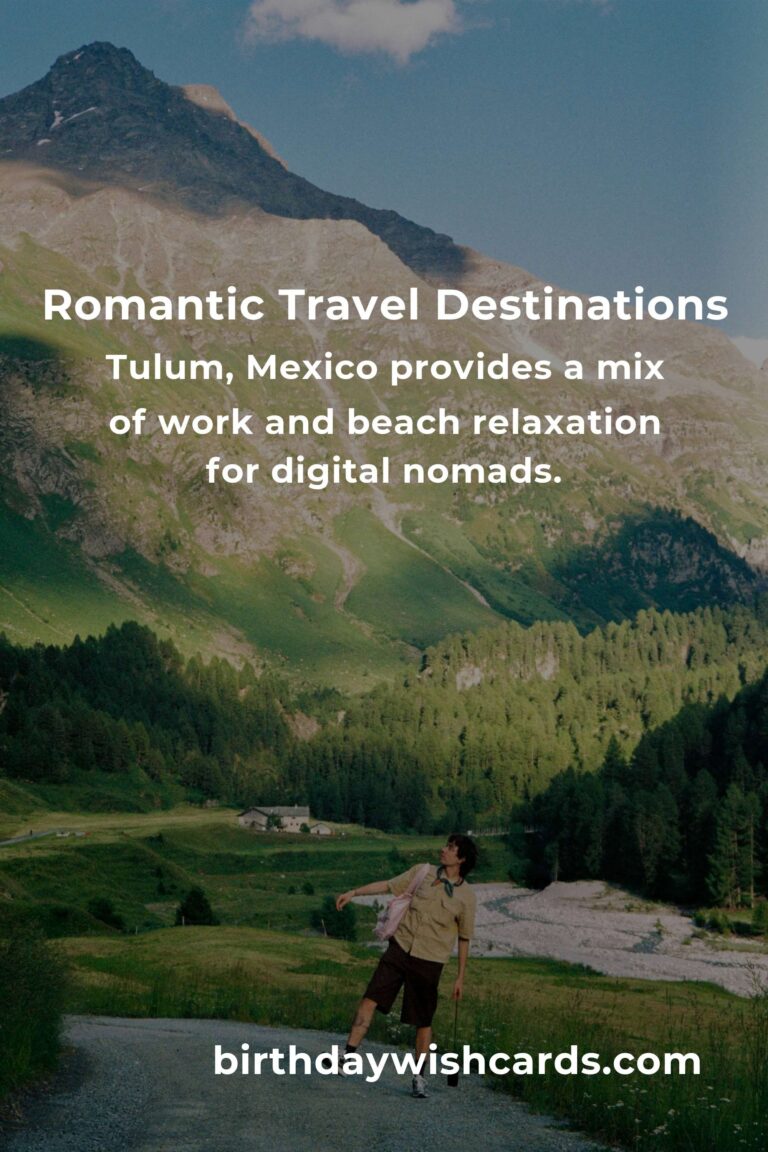 Top Romantic Getaways for Digital Nomads in 2025