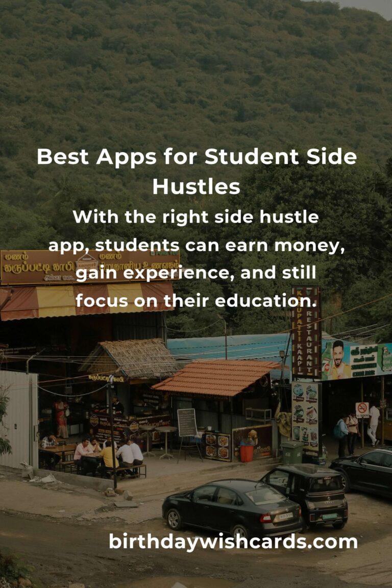 Top Side Hustle Apps Every Student Should Know