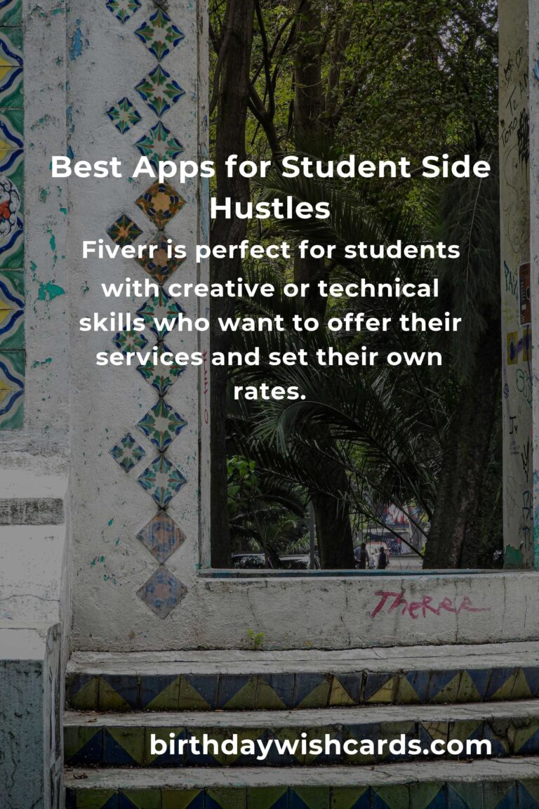Top Side Hustle Apps Every Student Should Know