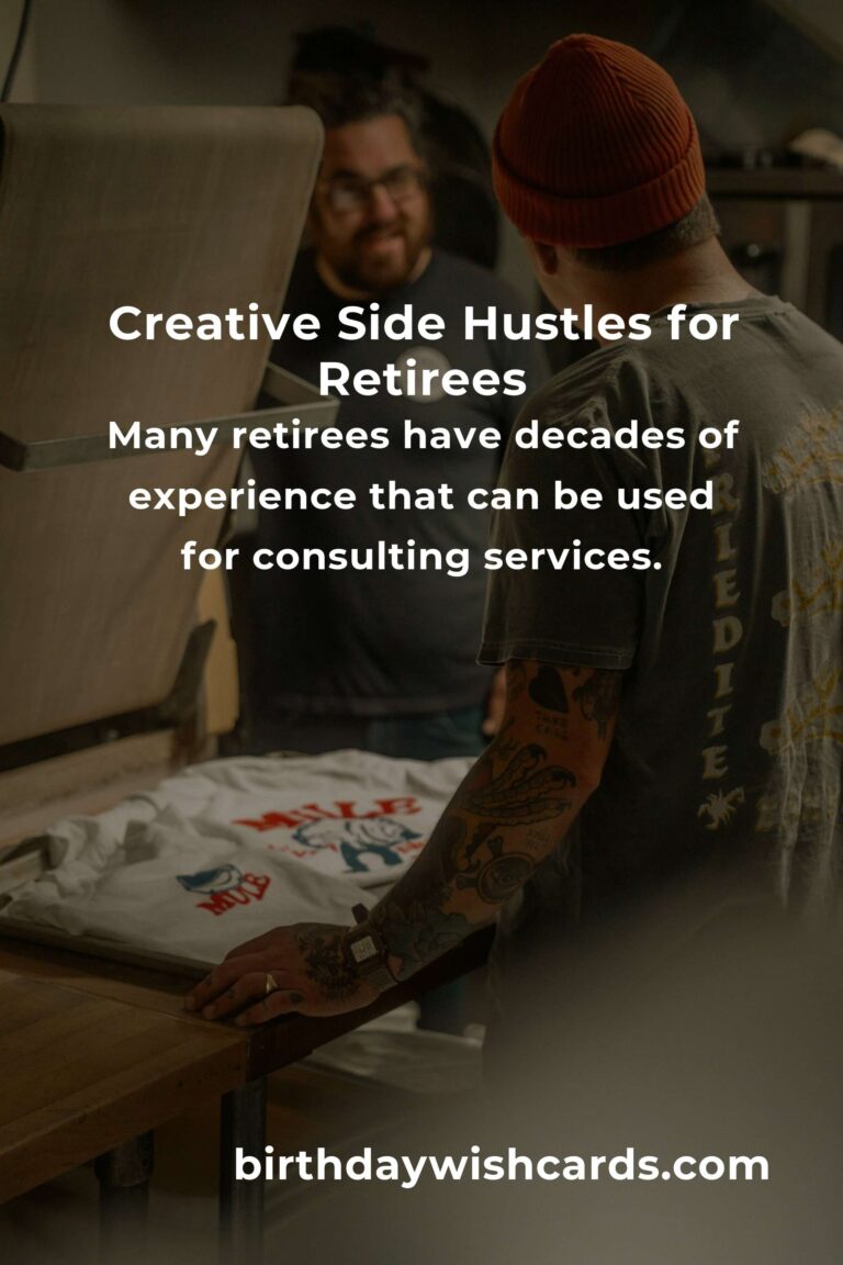 Top Side Hustle Tips for Retirees in 2025