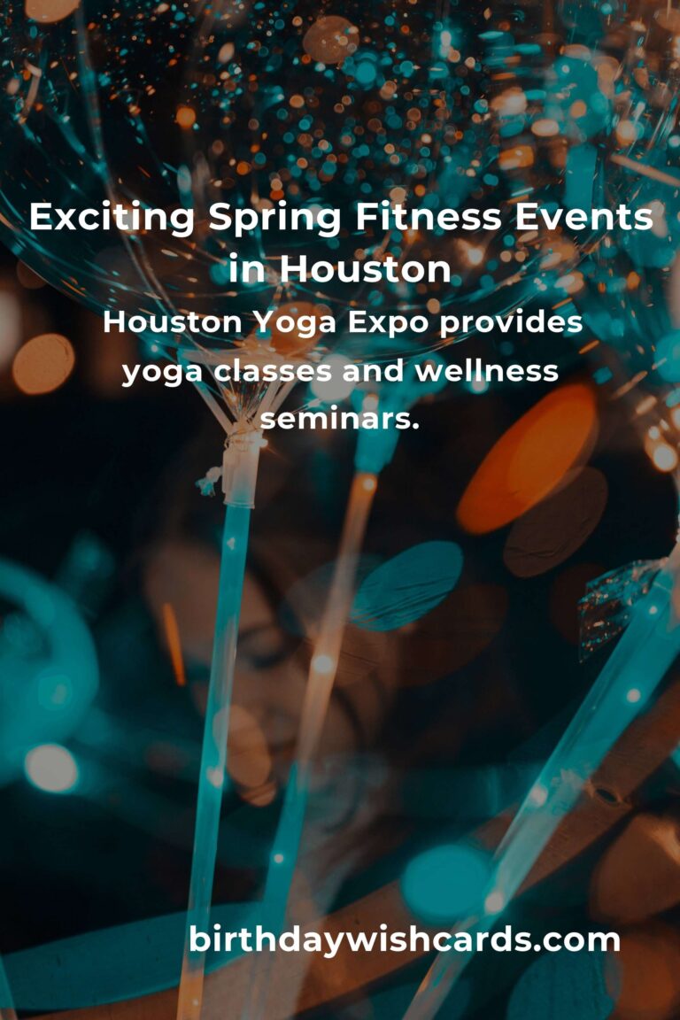 Top Spring Events in Houston for Fitness Enthusiasts