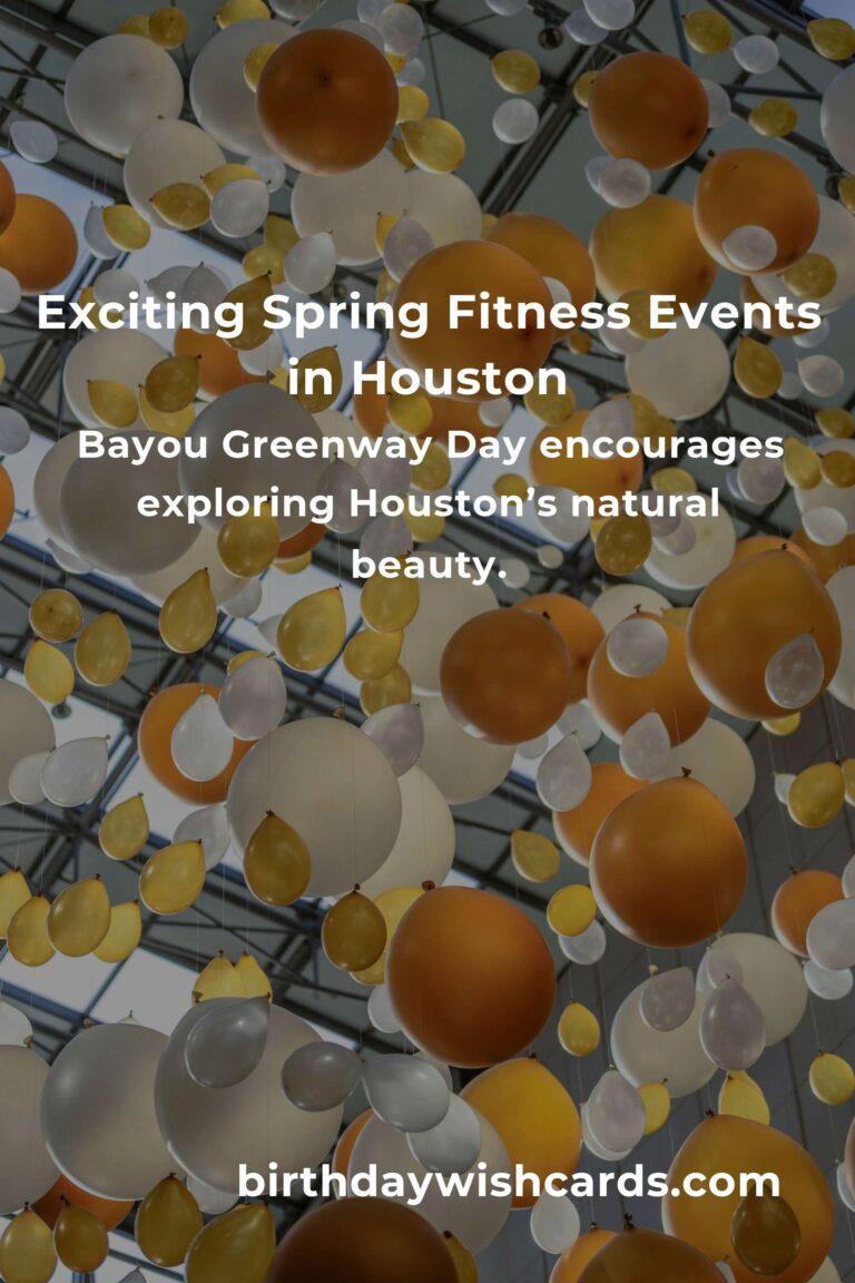 Top Spring Events in Houston for Fitness Enthusiasts
