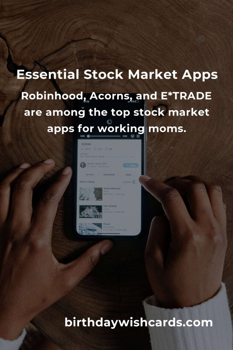 Top Stock Market Apps Every Working Mom Should Know About