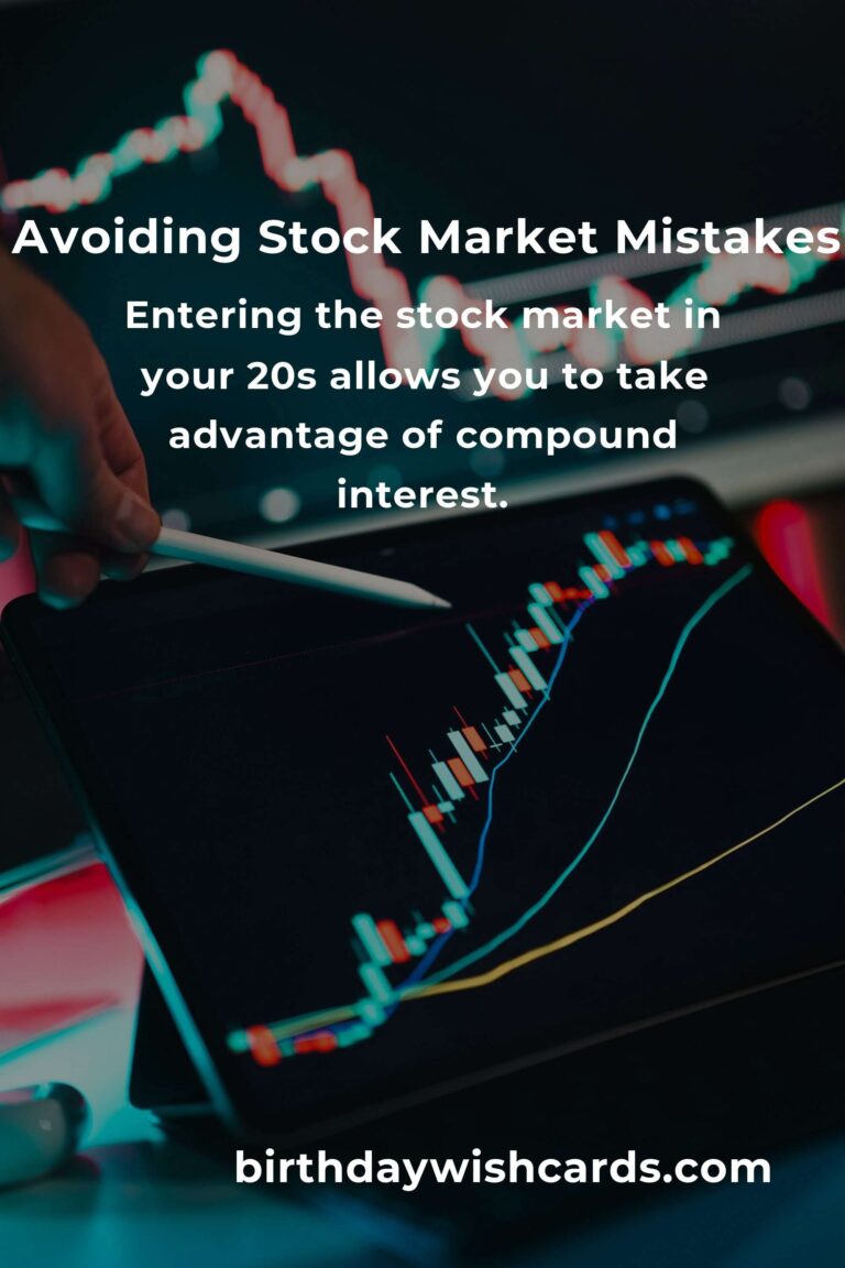 Top Stock Market Mistakes to Avoid in Your 20s for Financial Success