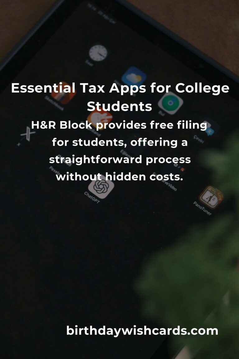 Top Tax Savings Apps Every College Student Needs to Know