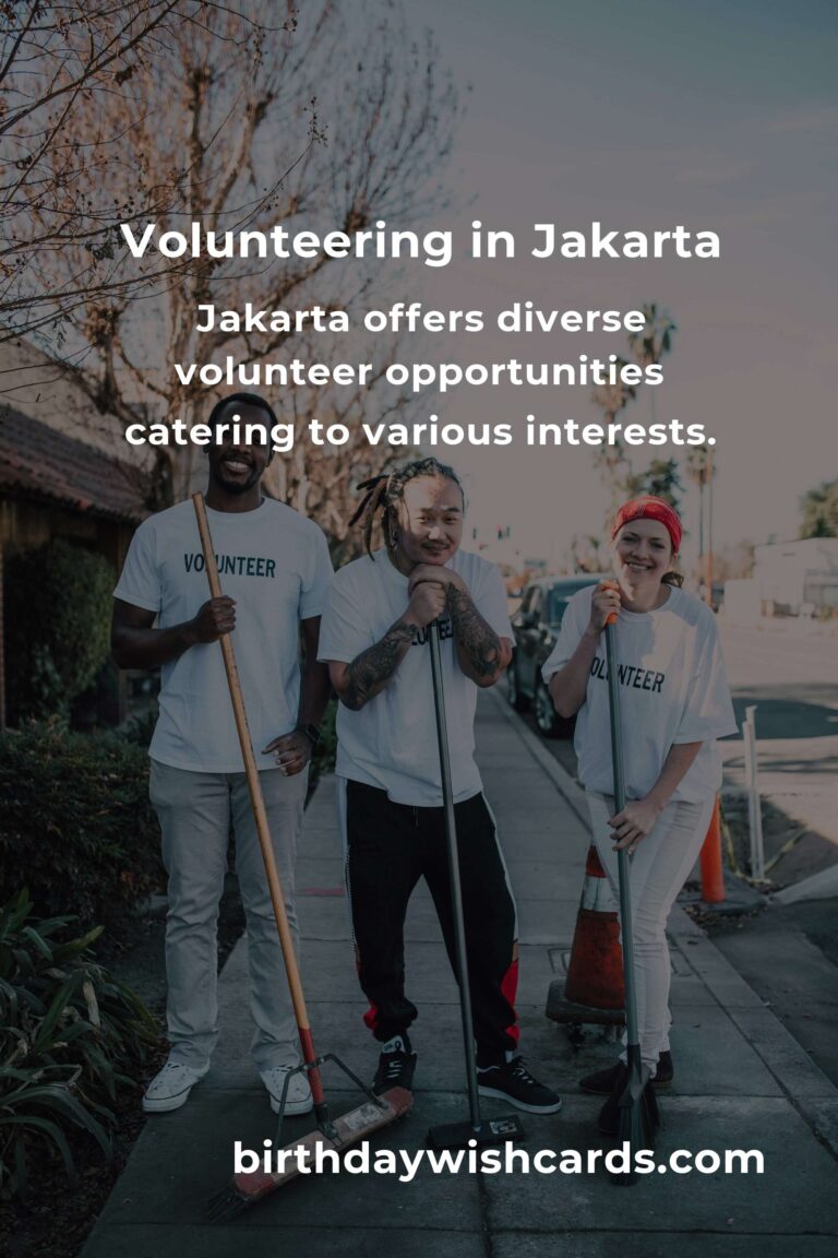 Top Volunteer Opportunities for Empty Nesters in Jakarta