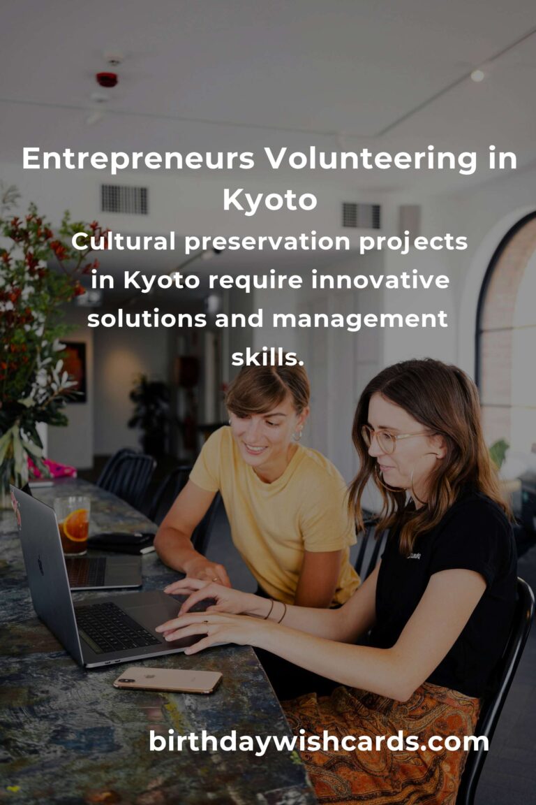 Top Volunteer Opportunities for Entrepreneurs in Kyoto