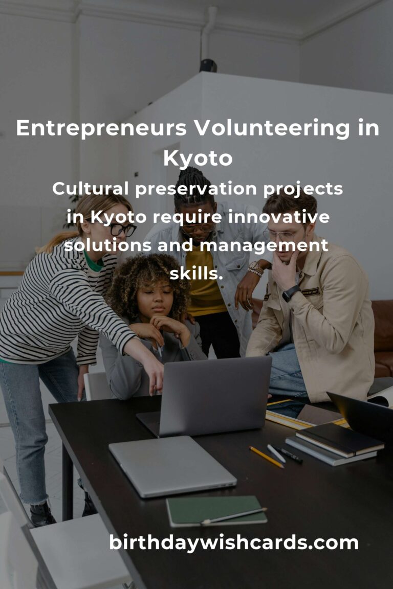 Top Volunteer Opportunities for Entrepreneurs in Kyoto