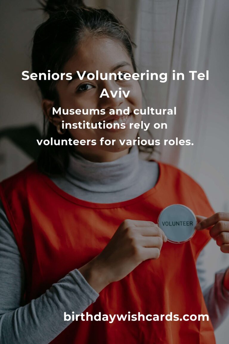 Top Volunteer Opportunities for Seniors in Tel Aviv