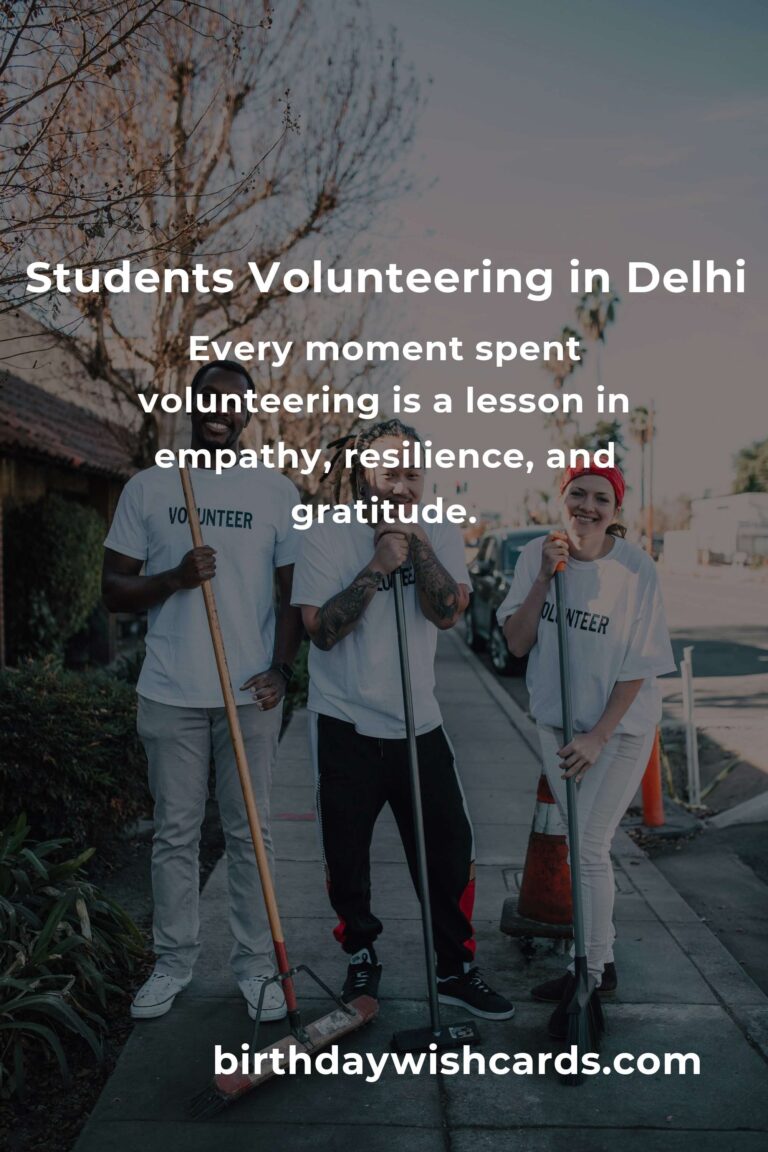 Transform Lives: Discover Heartfelt Volunteer Opportunities for Students in Delhi