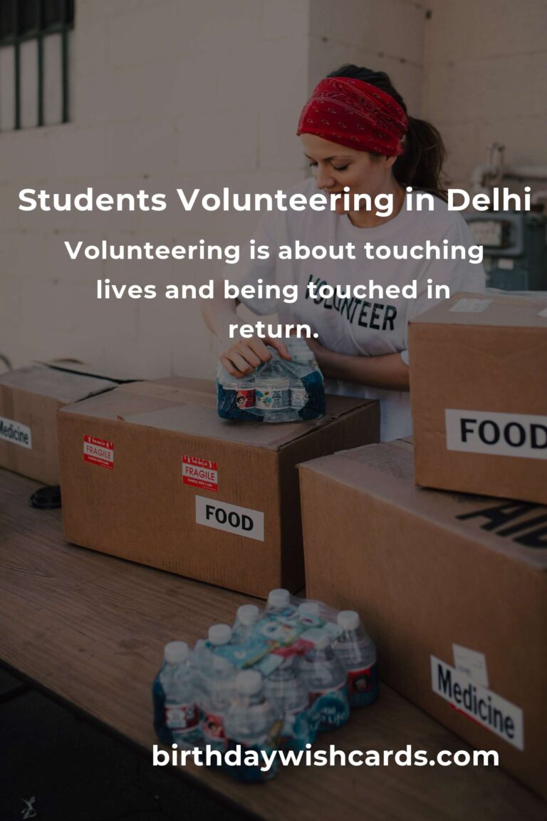 Transform Lives: Discover Heartfelt Volunteer Opportunities for Students in Delhi