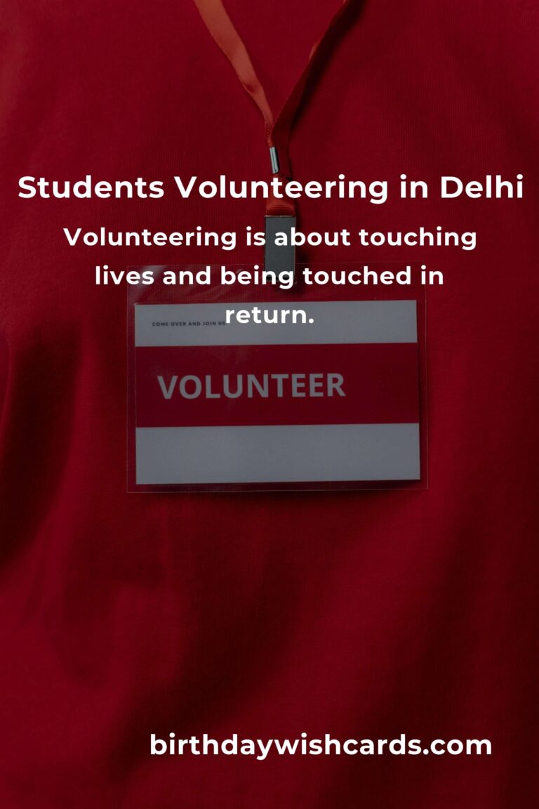 Transform Lives: Discover Heartfelt Volunteer Opportunities for Students in Delhi