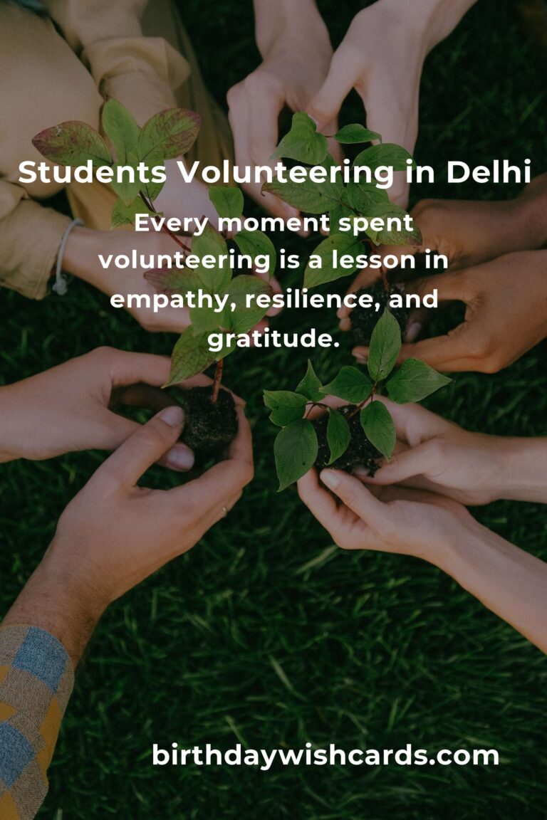 Transform Lives: Discover Heartfelt Volunteer Opportunities for Students in Delhi