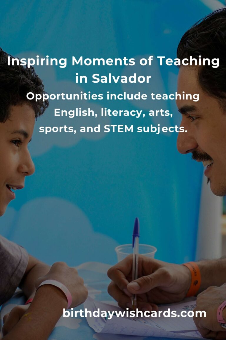 Transform Lives and Hearts: The Ultimate Guide to Teaching Volunteer Opportunities in Salvador