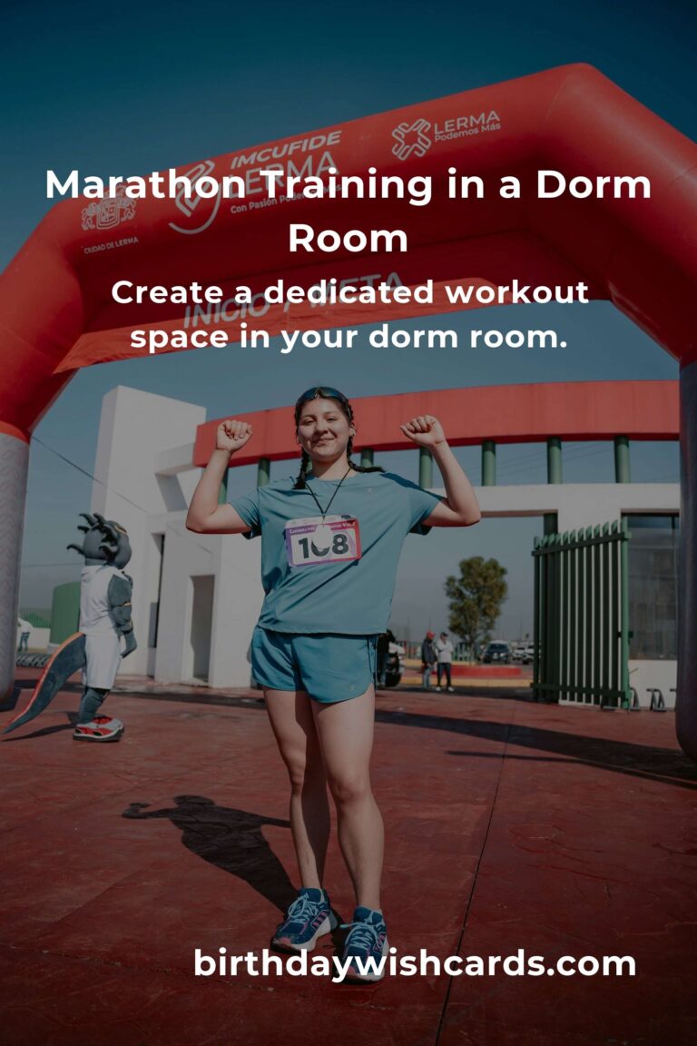 Transform Your Dorm: Marathon Training Routine for College Students