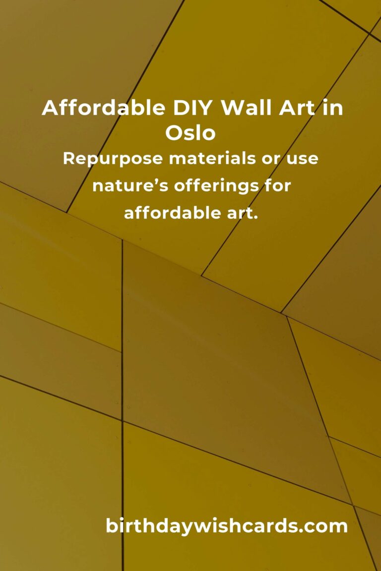 Transform Your Home: How to Build Stunning Wall Art on a Budget in Oslo