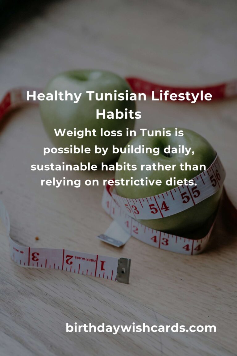Transform Your Life: Daily Habits for Effective Weight Loss in Tunis