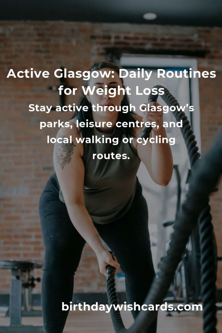 Transform Your Life: Daily Habits for Weight Loss in Glasgow