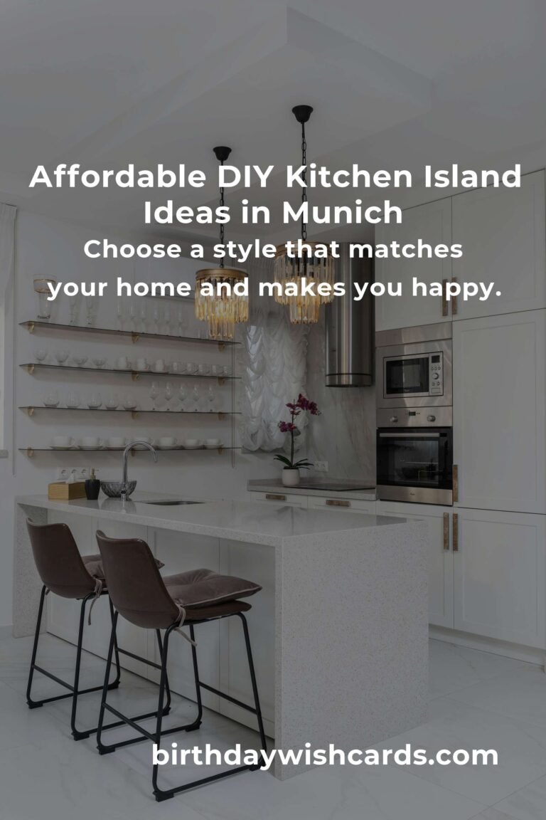 Transform Your Munich Home: How to Build a Dream Kitchen Island on a Budget (and Love the Results!)