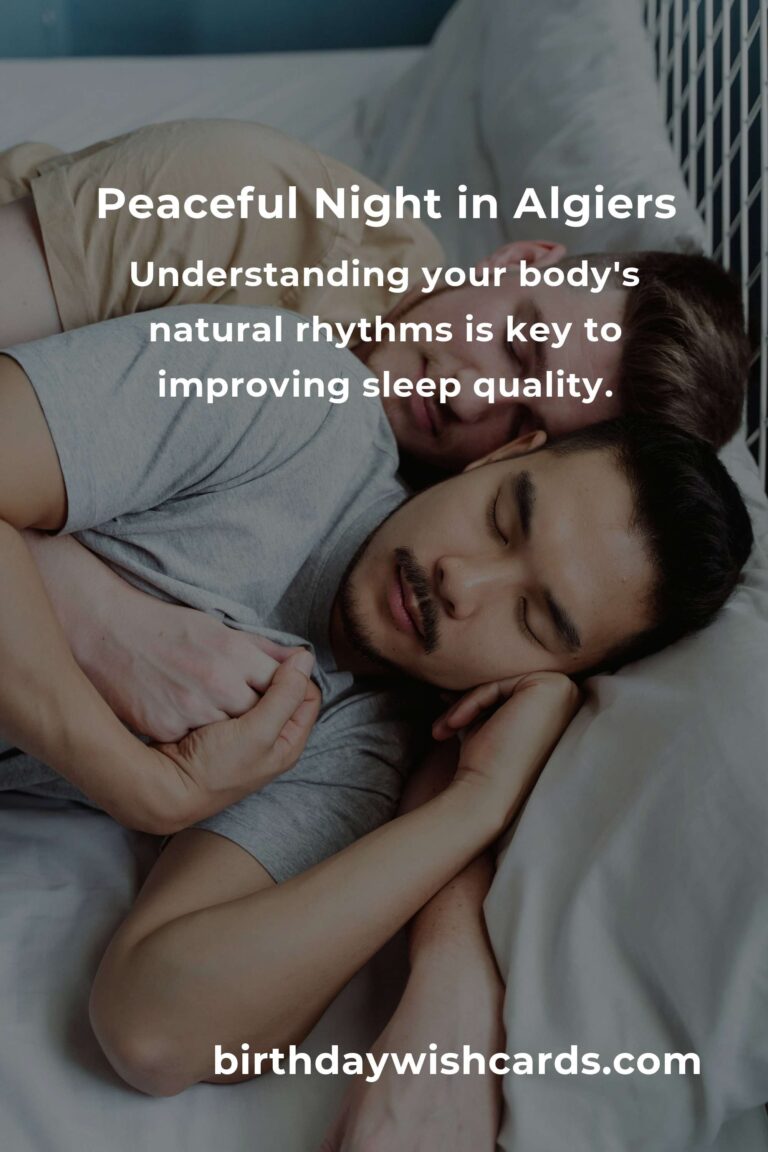 Transform Your Nights: Daily Habits for Better Sleep Quality in Algiers