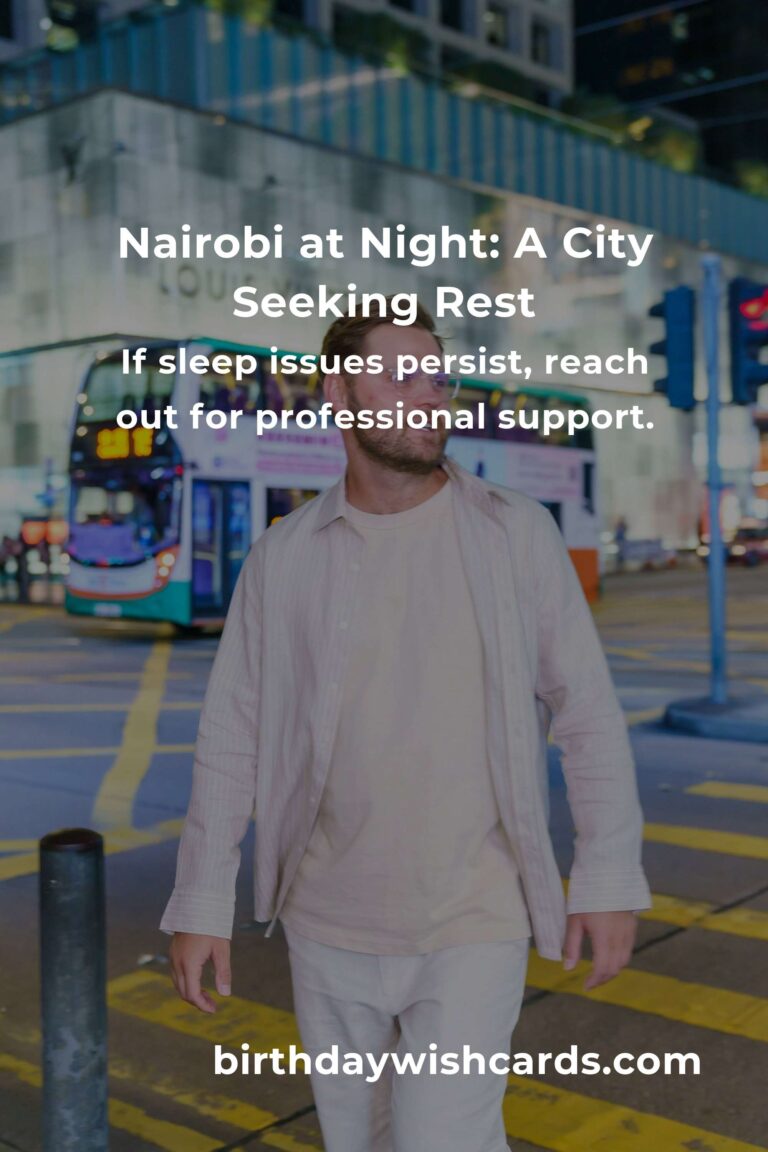 Transform Your Nights: Daily Habits for Better Sleep Quality in Nairobi