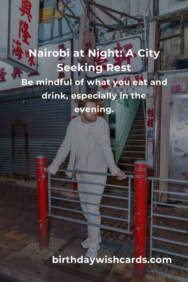 Transform Your Nights: Daily Habits for Better Sleep Quality in Nairobi