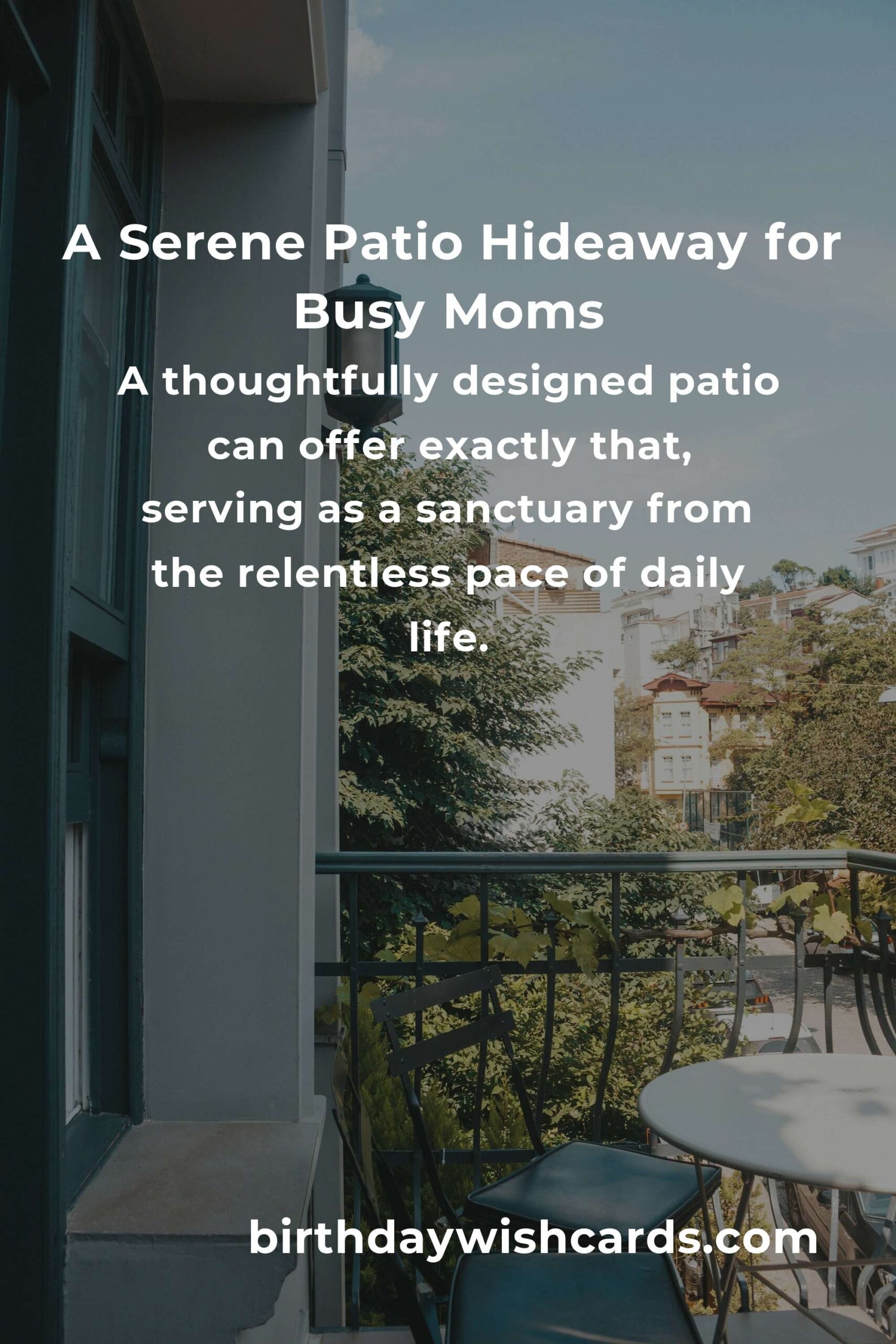 Transform Your Patio: Comforting Furniture Ideas for Every Busy Mom