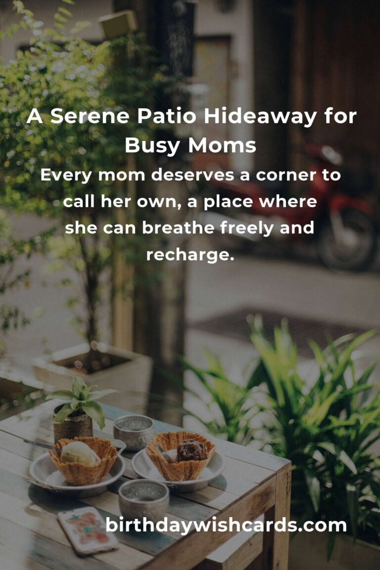 Transform Your Patio: Comforting Furniture Ideas for Every Busy Mom