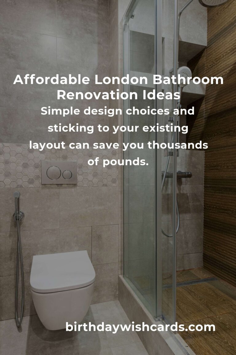 Transform Your Space: How to Build a Bathroom Renovation on a Budget in London