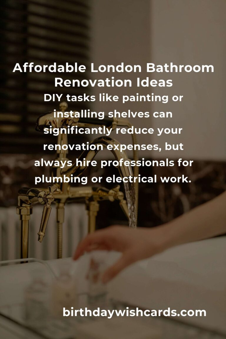 Transform Your Space: How to Build a Bathroom Renovation on a Budget in London