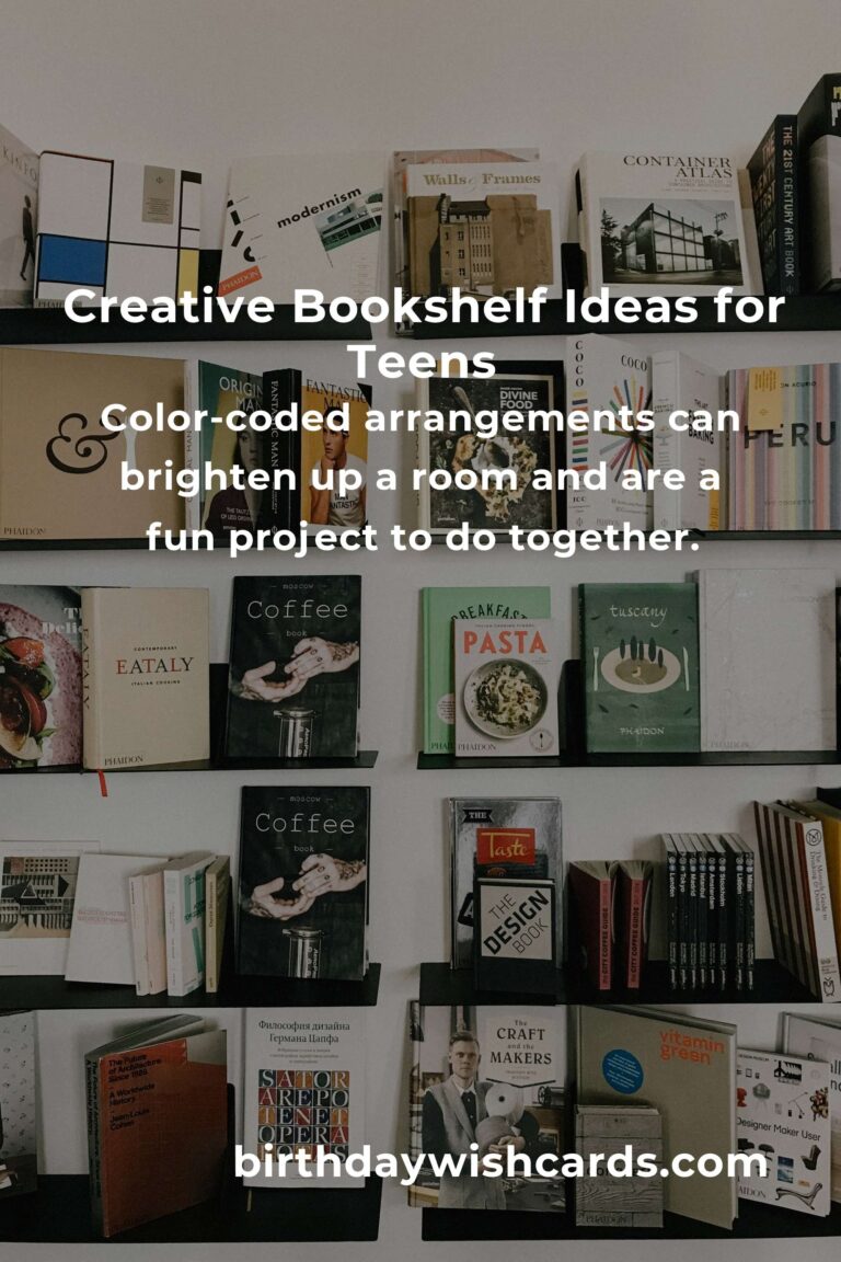 Transform Your Teen's Room with Creative Bookshelf Ideas