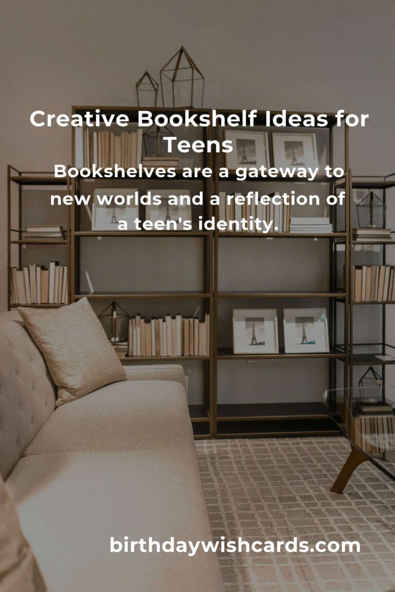 Transform Your Teen's Room with Creative Bookshelf Ideas