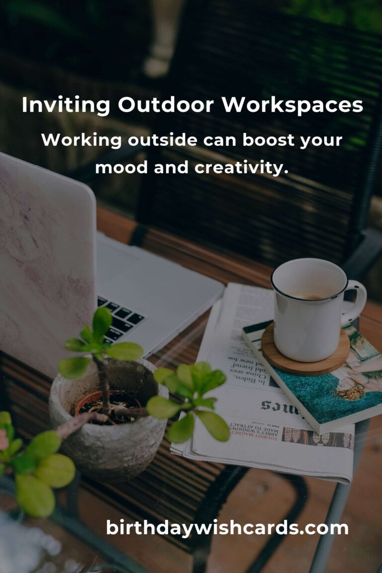 Transform Your Workday: Inspiring Patio Furniture Ideas for Remote Workers