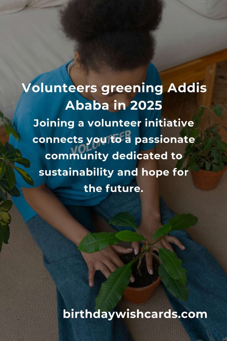 Transforming Addis Ababa: The Power and Promise of Environmental Volunteering in 2025