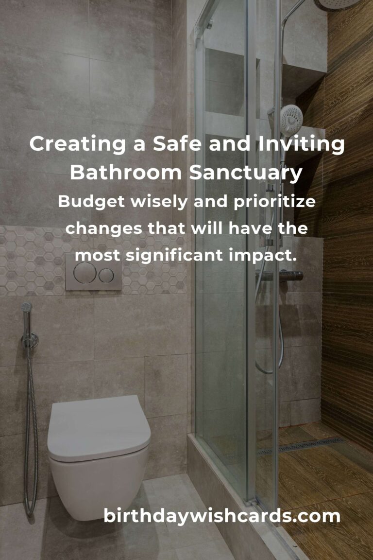 Transforming Your Sanctuary: Heartfelt Bathroom Renovation Ideas for Retirees