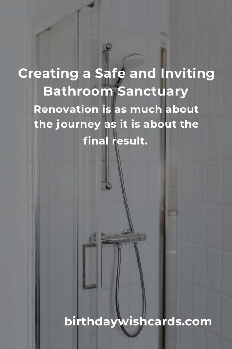 Transforming Your Sanctuary: Heartfelt Bathroom Renovation Ideas for Retirees