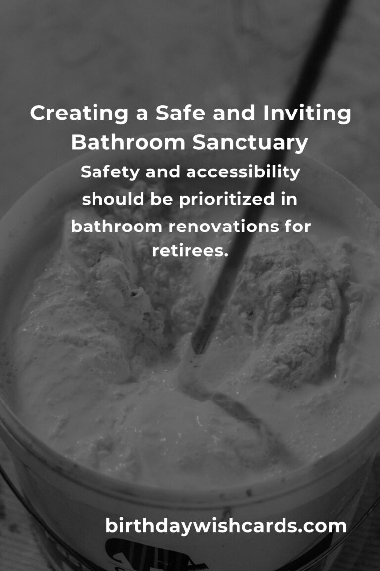 Transforming Your Sanctuary: Heartfelt Bathroom Renovation Ideas for Retirees