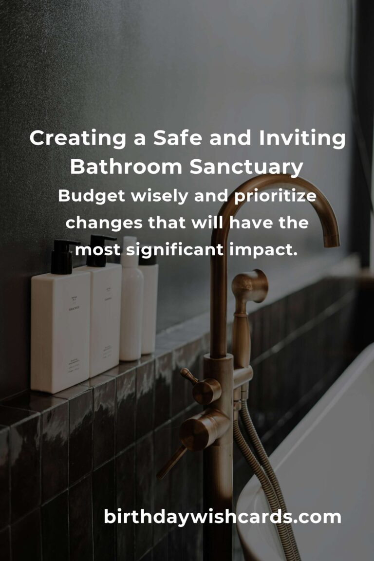 Transforming Your Sanctuary: Heartfelt Bathroom Renovation Ideas for Retirees