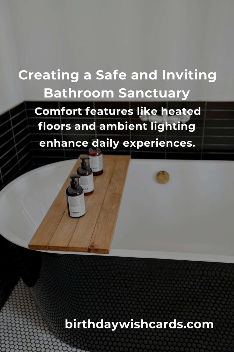 Transforming Your Sanctuary: Heartfelt Bathroom Renovation Ideas for Retirees