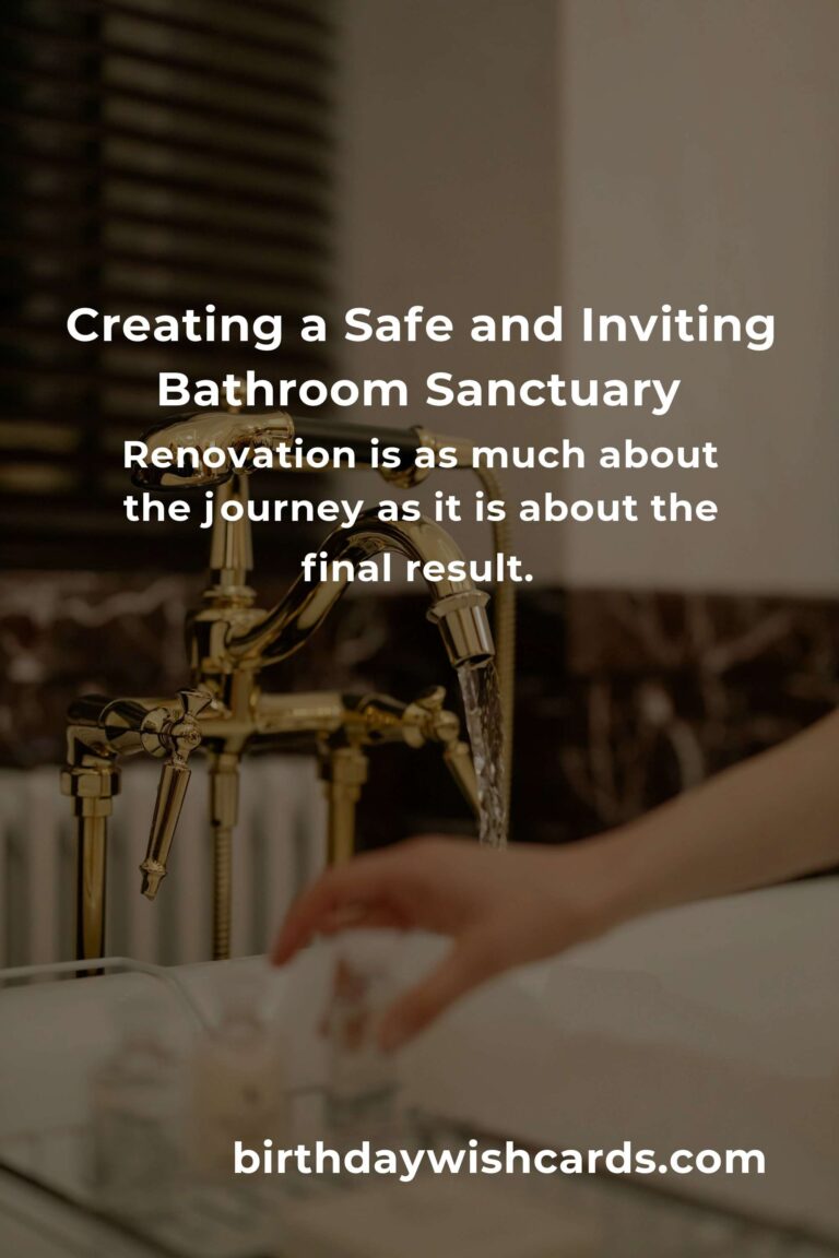 Transforming Your Sanctuary: Heartfelt Bathroom Renovation Ideas for Retirees
