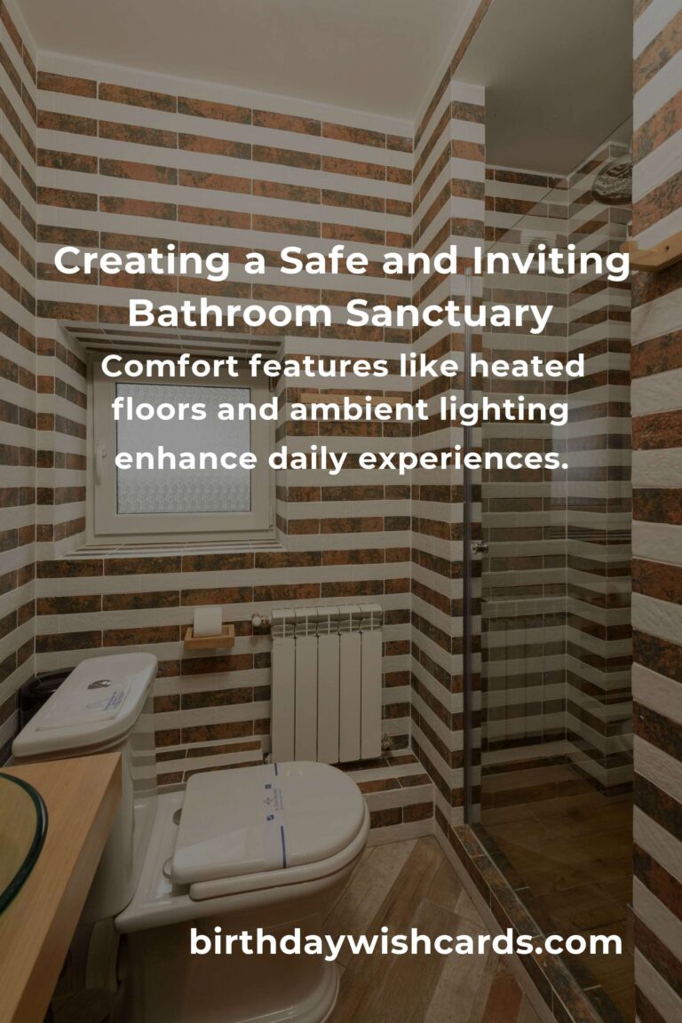 Transforming Your Sanctuary: Heartfelt Bathroom Renovation Ideas for Retirees