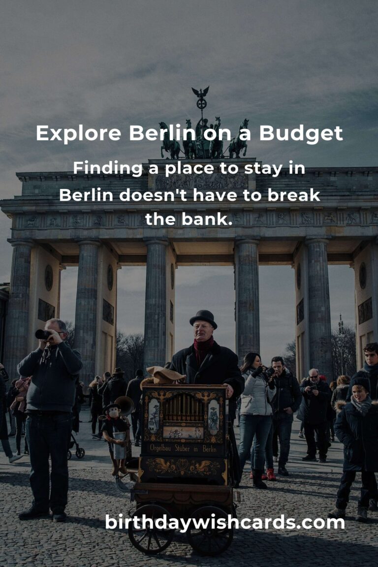 Ultimate Budget Guide to City Breaks in Berlin