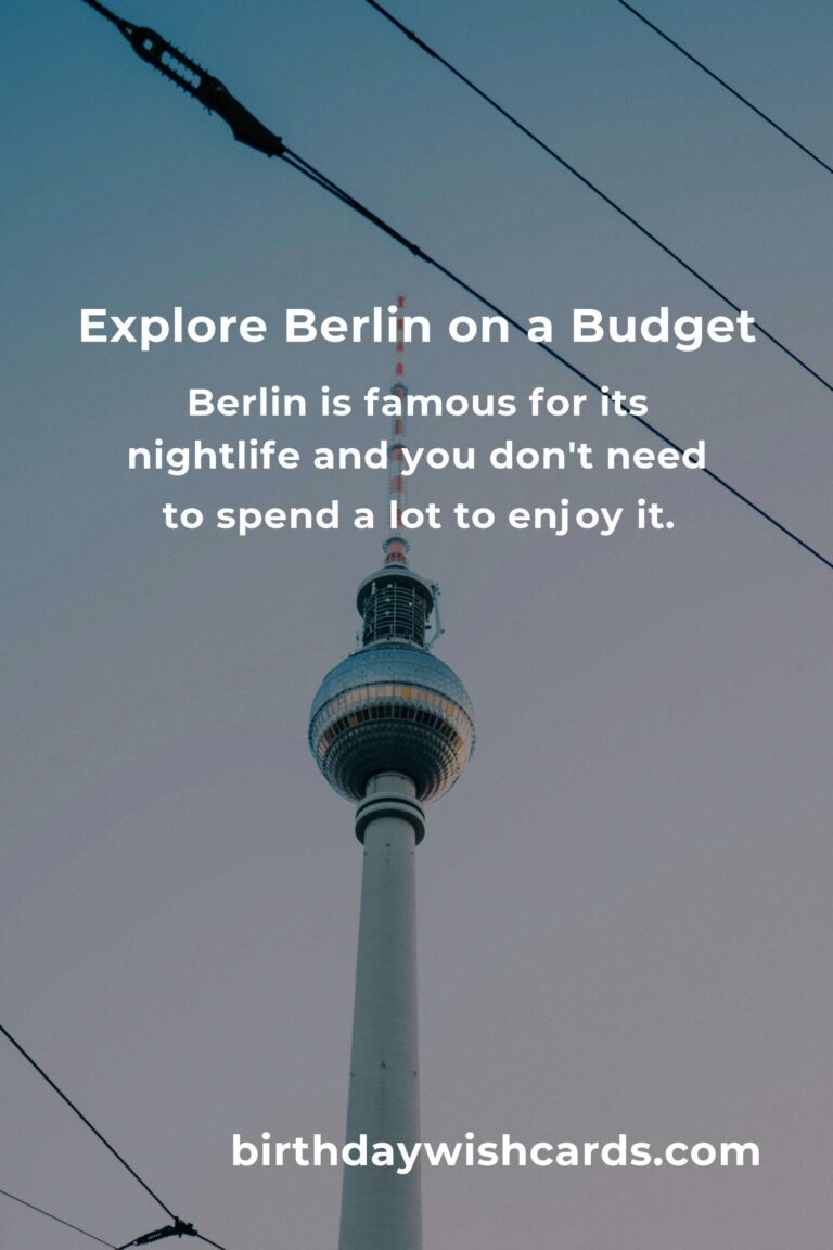 Ultimate Budget Guide to City Breaks in Berlin