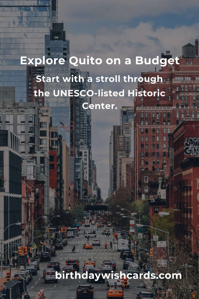 Ultimate Budget Guide to City Breaks in Quito