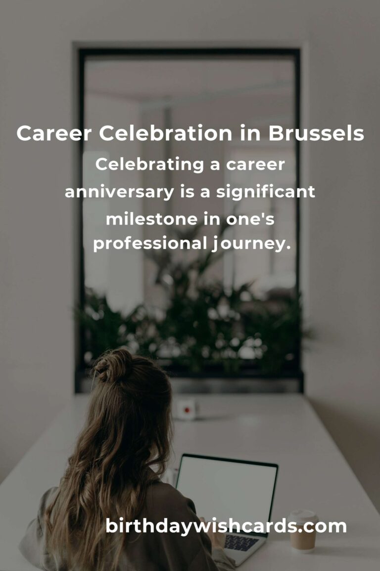 Ultimate Career Anniversary Planning Guide in Brussels