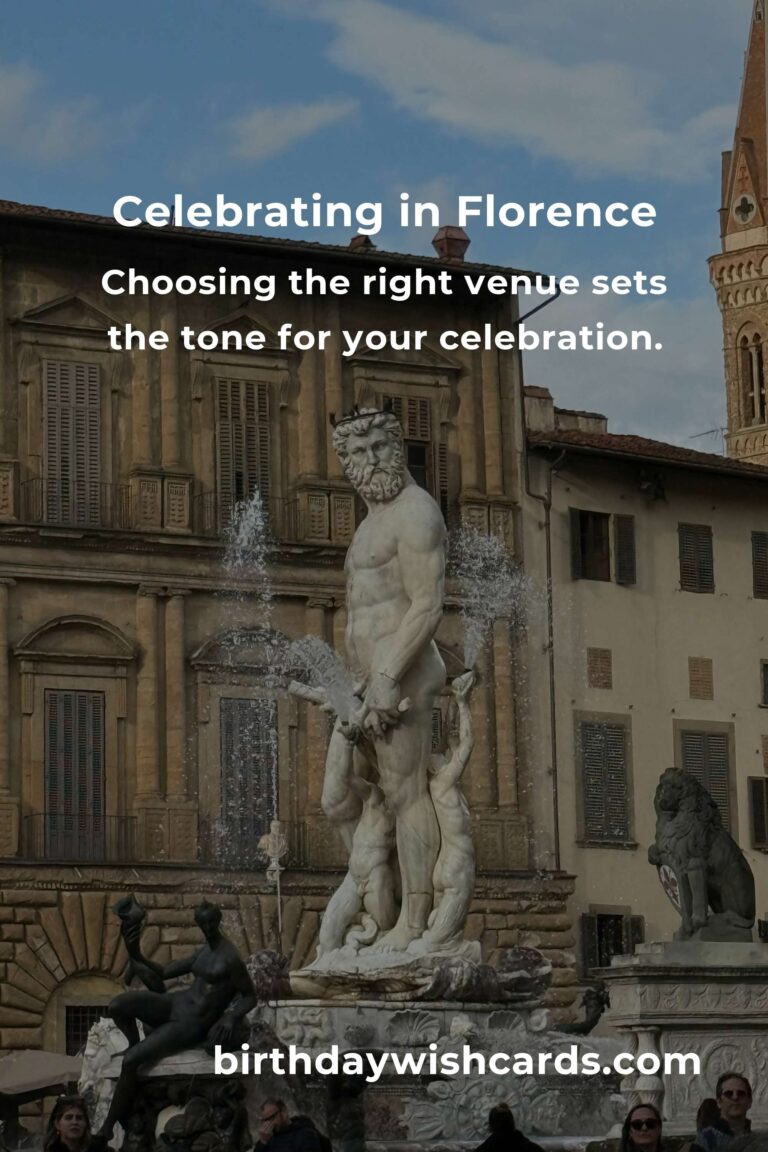 Ultimate Career Anniversary Planning Guide in Florence